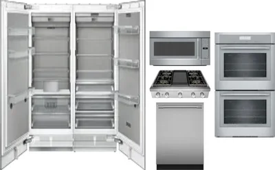 6 Piece Package Includes Refrigerator, Freezer, Cooktop, Wall Oven, Microwave And Dishwasher
