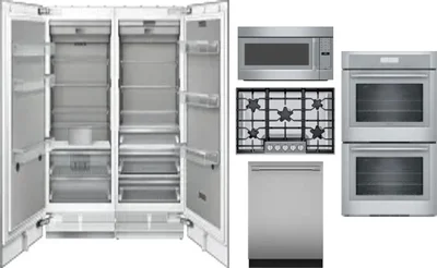 6 Piece Package Includes Refrigerator, Freezer, Cooktop, Wall Oven, Microwave And Dishwasher