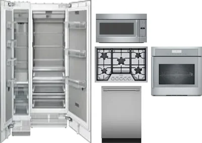 6 Piece Package Includes Refrigerator, Freezer, Cooktop, Wall Oven, Microwave And Dishwasher