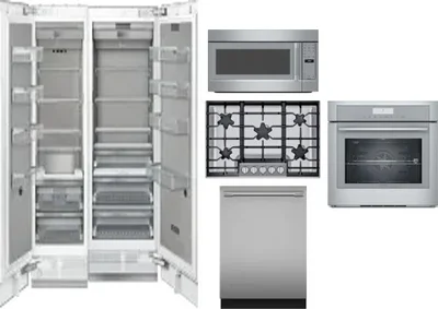 6 Piece Package Includes Refrigerator, Freezer, Cooktop, Wall Oven, Microwave And Dishwasher