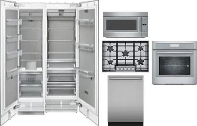 6 Piece Package Includes Refrigerator, Freezer, Cooktop, Wall Oven, Microwave And Dishwasher