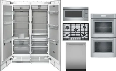 6 Piece Package Includes Refrigerator, Freezer, Cooktop, Wall Oven, Microwave And Dishwasher