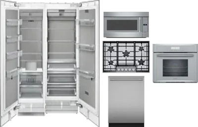 6 Piece Package Includes Refrigerator, Freezer, Cooktop, Wall Oven, Microwave And Dishwasher