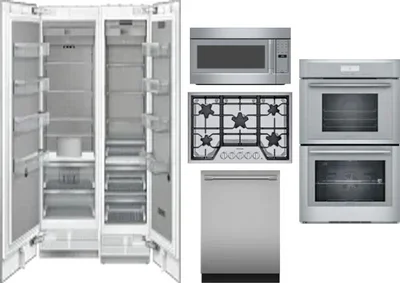 6 Piece Package Includes Refrigerator, Freezer, Cooktop, Wall Oven, Microwave And Dishwasher