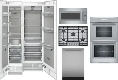 6 Piece Package Includes Refrigerator, Freezer, Cooktop, Wall Oven, Microwave And Dishwasher