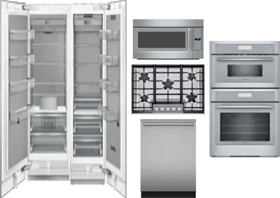 6 Piece Package Includes Refrigerator, Freezer, Cooktop, Wall Oven, Microwave And Dishwasher