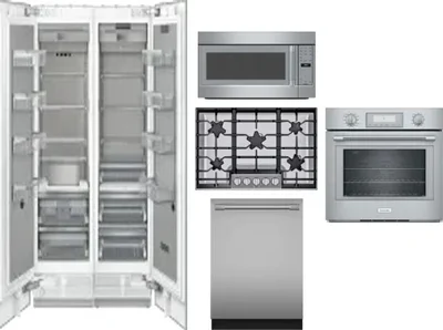 6 Piece Package Includes Refrigerator, Freezer, Cooktop, Wall Oven, Microwave And Dishwasher