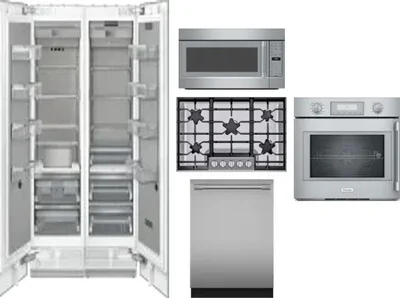 6 Piece Package Includes Refrigerator, Freezer, Cooktop, Wall Oven, Microwave And Dishwasher