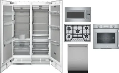 6 Piece Package Includes Refrigerator, Freezer, Cooktop, Wall Oven, Microwave And Dishwasher