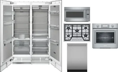 6 Piece Package Includes Refrigerator, Freezer, Cooktop, Wall Oven, Microwave And Dishwasher
