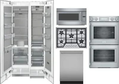 6 Piece Package Includes Refrigerator, Freezer, Cooktop, Wall Oven, Microwave And Dishwasher