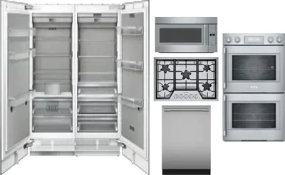 6 Piece Package Includes Refrigerator, Freezer, Cooktop, Wall Oven, Microwave And Dishwasher
