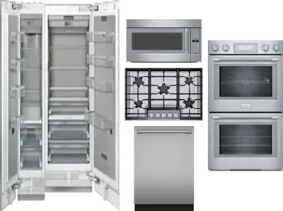 6 Piece Package Includes Refrigerator, Freezer, Cooktop, Wall Oven, Microwave And Dishwasher