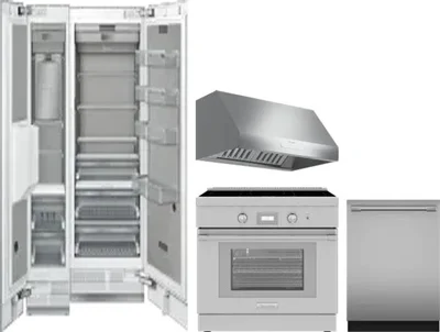 5 Piece Package Includes Refrigerator, Freezer, Range, Hood And Dishwasher