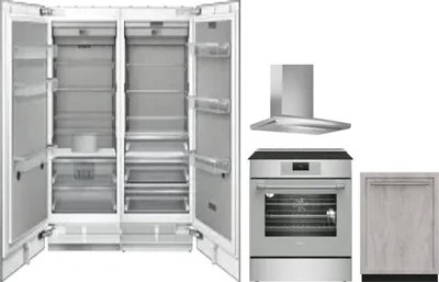 5 Piece Package Includes Refrigerator, Freezer, Range, Hood And Dishwasher