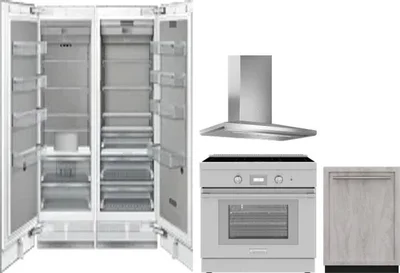 5 Piece Package Includes Refrigerator, Freezer, Range, Hood And Dishwasher