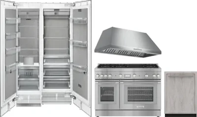 5 Piece Package Includes Refrigerator, Freezer, Range, Hood And Dishwasher