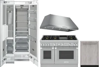 5 Piece Package Includes Refrigerator, Freezer, Range, Hood And Dishwasher