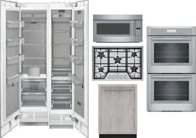 6 Piece Package Includes Refrigerator, Freezer, Cooktop, Wall Oven, Microwave And Dishwasher