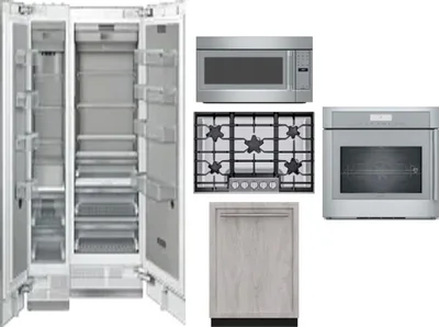 6 Piece Package Includes Refrigerator, Freezer, Cooktop, Wall Oven, Microwave And Dishwasher