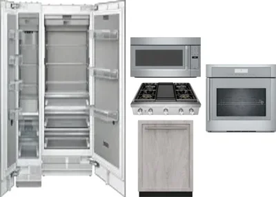 6 Piece Package Includes Refrigerator, Freezer, Cooktop, Wall Oven, Microwave And Dishwasher