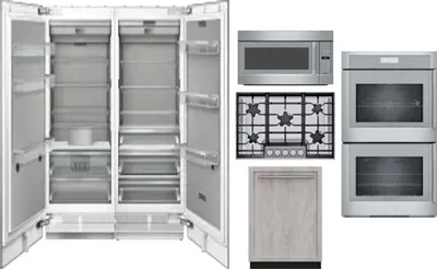 6 Piece Package Includes Refrigerator, Freezer, Cooktop, Wall Oven, Microwave And Dishwasher