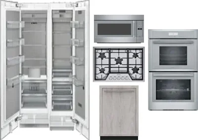 6 Piece Package Includes Refrigerator, Freezer, Cooktop, Wall Oven, Microwave And Dishwasher