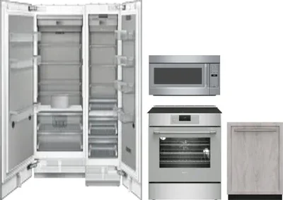 5 Piece Package Includes Refrigerator, Freezer, Range, Microwave And Dishwasher