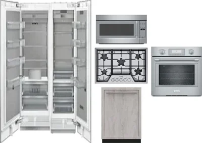 6 Piece Package Includes Refrigerator, Freezer, Cooktop, Wall Oven, Microwave And Dishwasher