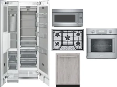 6 Piece Package Includes Refrigerator, Freezer, Cooktop, Wall Oven, Microwave And Dishwasher
