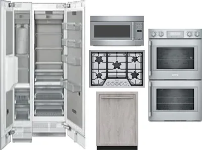 6 Piece Package Includes Refrigerator, Freezer, Cooktop, Wall Oven, Microwave And Dishwasher
