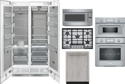 6 Piece Package Includes Refrigerator, Freezer, Cooktop, Wall Oven, Microwave And Dishwasher