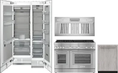 5 Piece Package Includes Refrigerator, Freezer, Range, Hood And Dishwasher