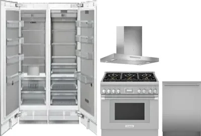 5 Piece Package Includes Refrigerator, Freezer, Range, Hood And Dishwasher