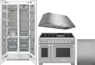 5 Piece Package Includes Refrigerator, Freezer, Range, Hood And Dishwasher