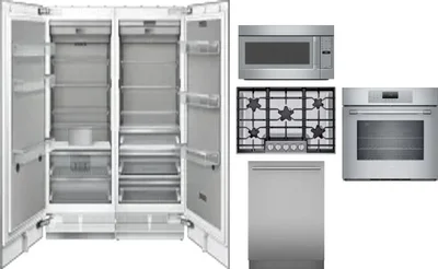 6 Piece Package Includes Refrigerator, Freezer, Cooktop, Wall Oven, Microwave And Dishwasher
