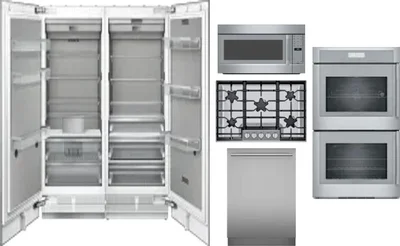 6 Piece Package Includes Refrigerator, Freezer, Cooktop, Wall Oven, Microwave And Dishwasher