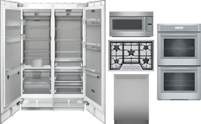 6 Piece Package Includes Refrigerator, Freezer, Cooktop, Wall Oven, Microwave And Dishwasher