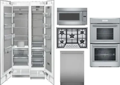 6 Piece Package Includes Refrigerator, Freezer, Cooktop, Wall Oven, Microwave And Dishwasher