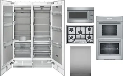 6 Piece Package Includes Refrigerator, Freezer, Cooktop, Wall Oven, Microwave And Dishwasher