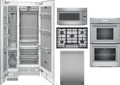 6 Piece Package Includes Refrigerator, Freezer, Cooktop, Wall Oven, Microwave And Dishwasher