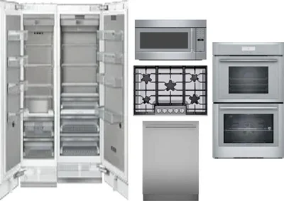 6 Piece Package Includes Refrigerator, Freezer, Cooktop, Wall Oven, Microwave And Dishwasher