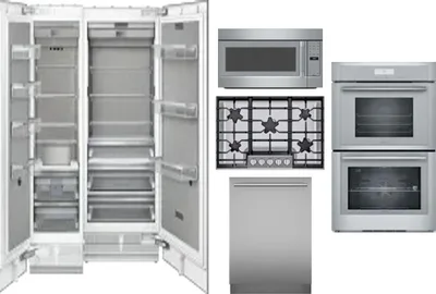 6 Piece Package Includes Refrigerator, Freezer, Cooktop, Wall Oven, Microwave And Dishwasher