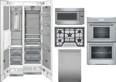 6 Piece Package Includes Refrigerator, Freezer, Cooktop, Wall Oven, Microwave And Dishwasher
