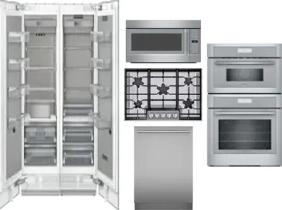 6 Piece Package Includes Refrigerator, Freezer, Cooktop, Wall Oven, Microwave And Dishwasher