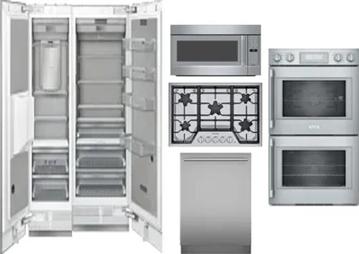 6 Piece Package Includes Refrigerator, Freezer, Cooktop, Wall Oven, Microwave And Dishwasher