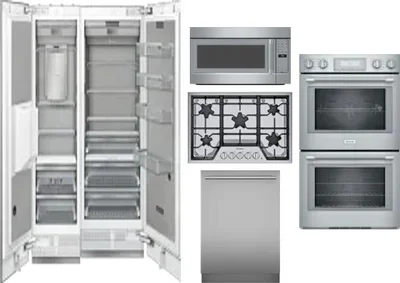 6 Piece Package Includes Refrigerator, Freezer, Cooktop, Wall Oven, Microwave And Dishwasher