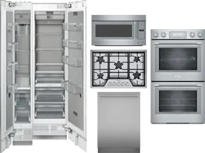 6 Piece Package Includes Refrigerator, Freezer, Cooktop, Wall Oven, Microwave And Dishwasher