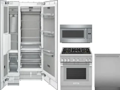 5 Piece Package Includes Refrigerator, Freezer, Range, Microwave And Dishwasher