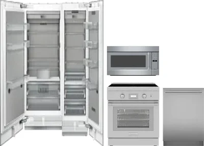 5 Piece Package Includes Refrigerator, Freezer, Range, Microwave And Dishwasher